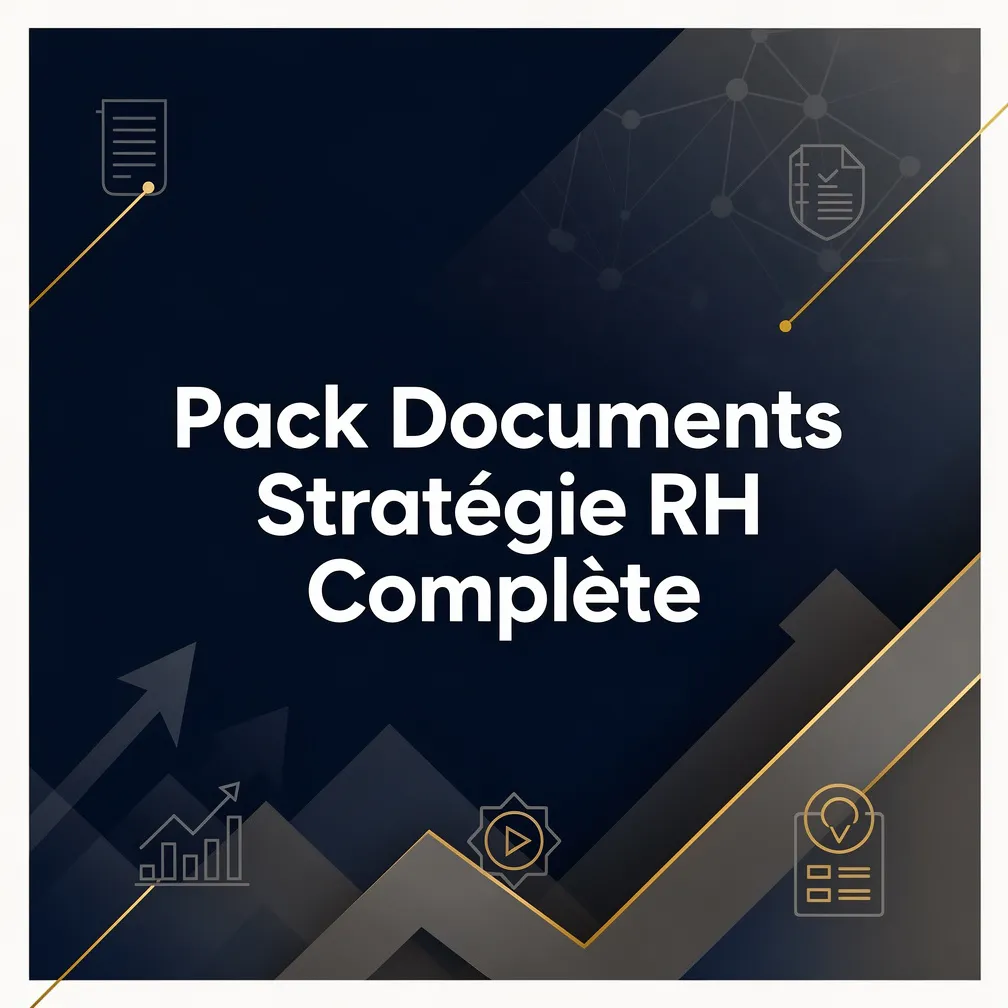 Pack Documents Stratégie RH Complète